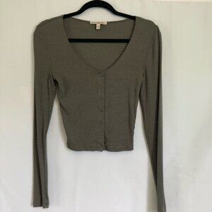 Express LS Button up Top